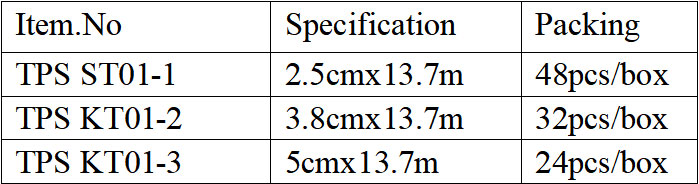 Sports Tape TPS ST01 Packing Details