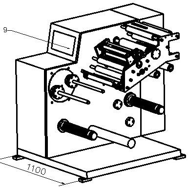 Machine structure schematic